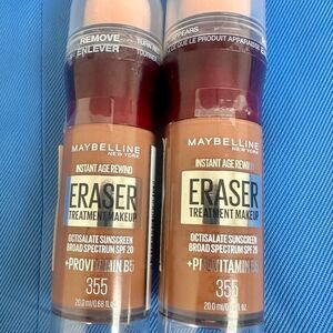 Maybelline Instant Age Rewind Eraser Makeup – Shade 355 Coconut – NEW set of 2